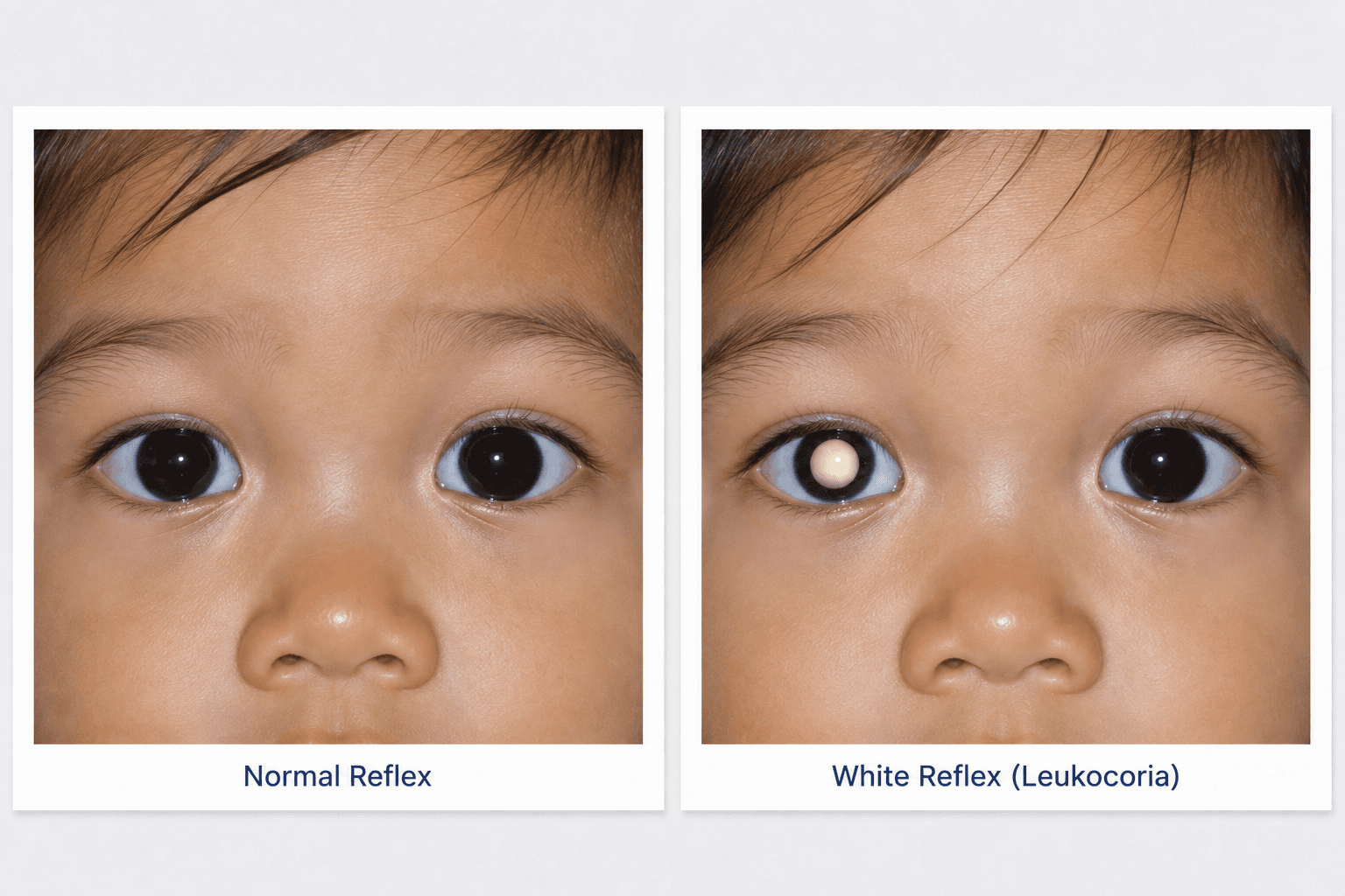 Different Colored Pupils in Photos
